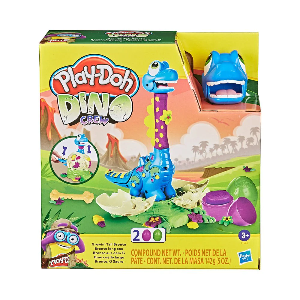 Play-Doh Dino Crew Growin' Tall Bronto - Image 3