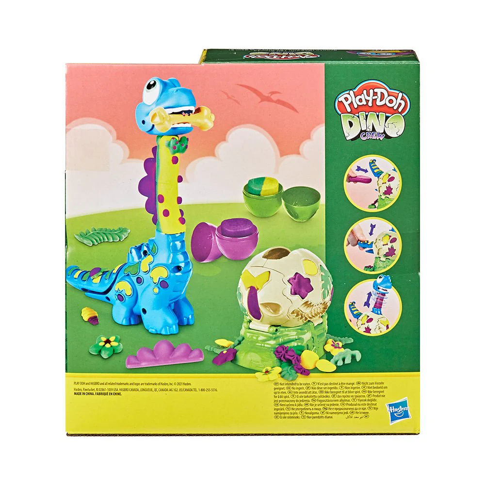 Play-Doh Dino Crew Growin' Tall Bronto - Image 4