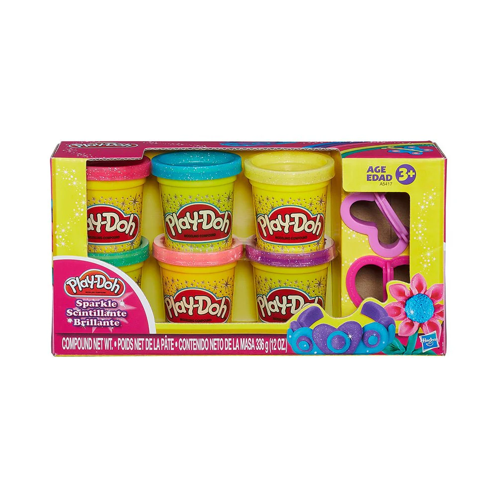 Play-Doh Sparkle Compound 6-Pack - Image 2