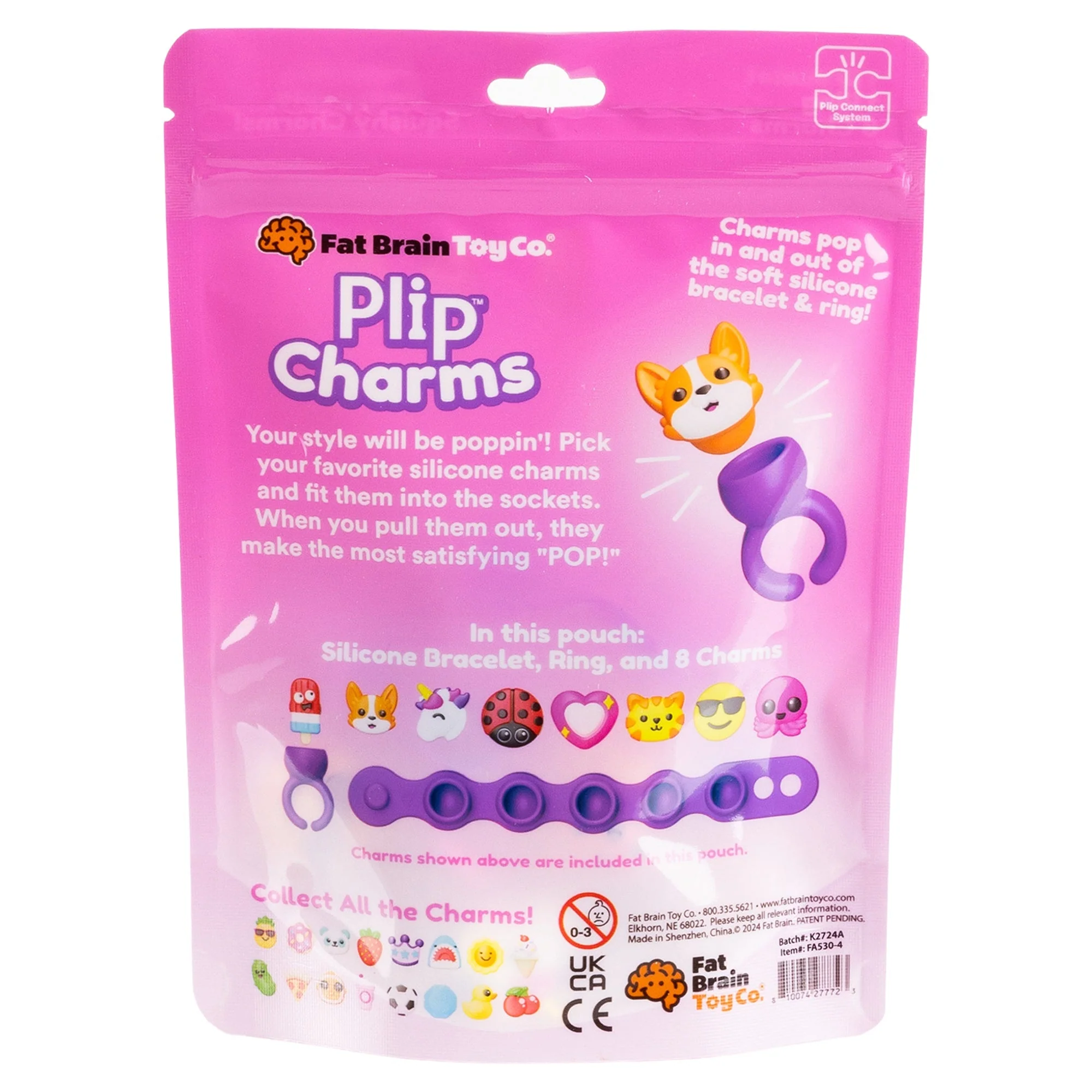 Plip Charms Purple Bracelet - Image 2