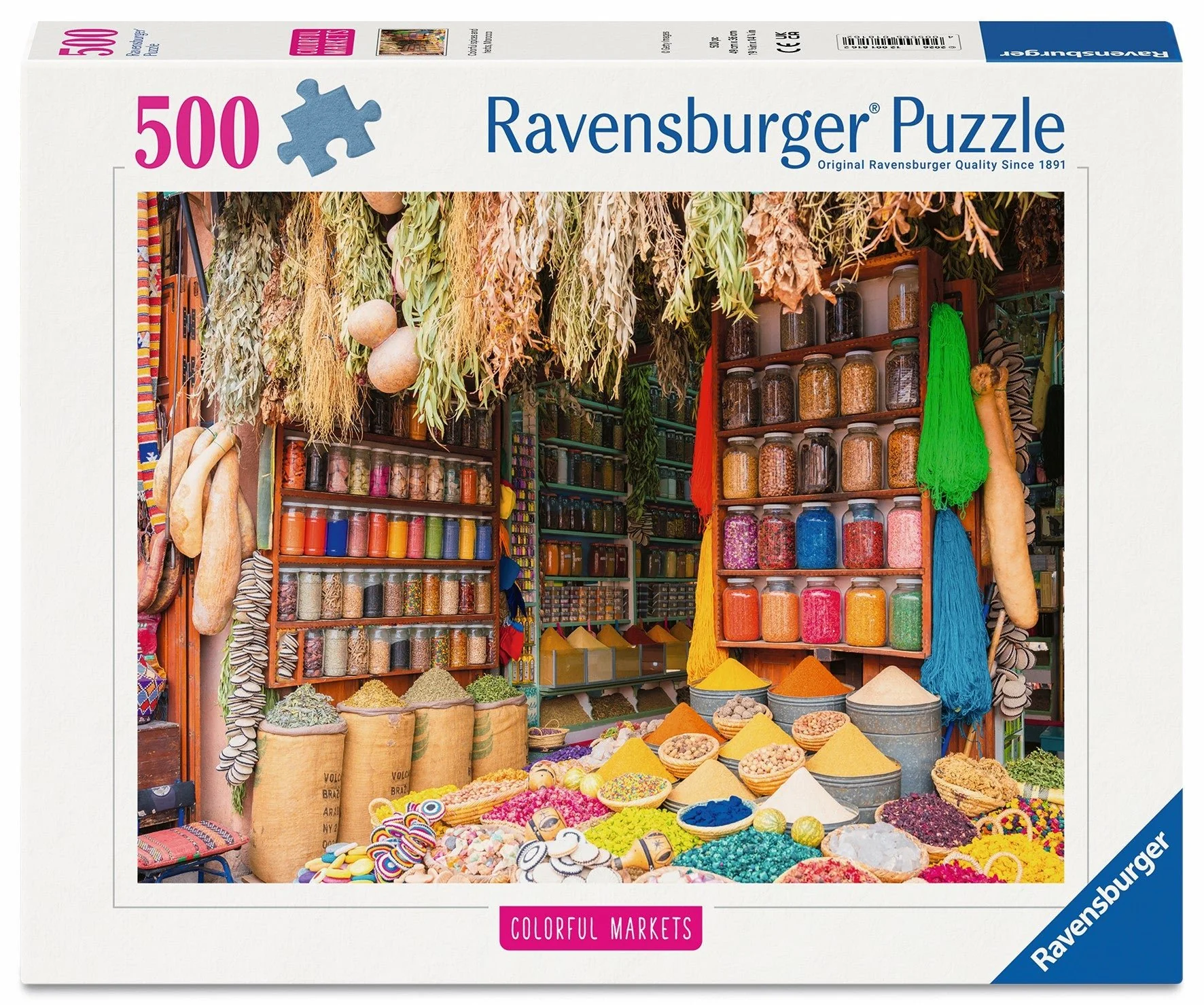 Ravensbuger Colorful Spices, Morocco 500pc Puzzle