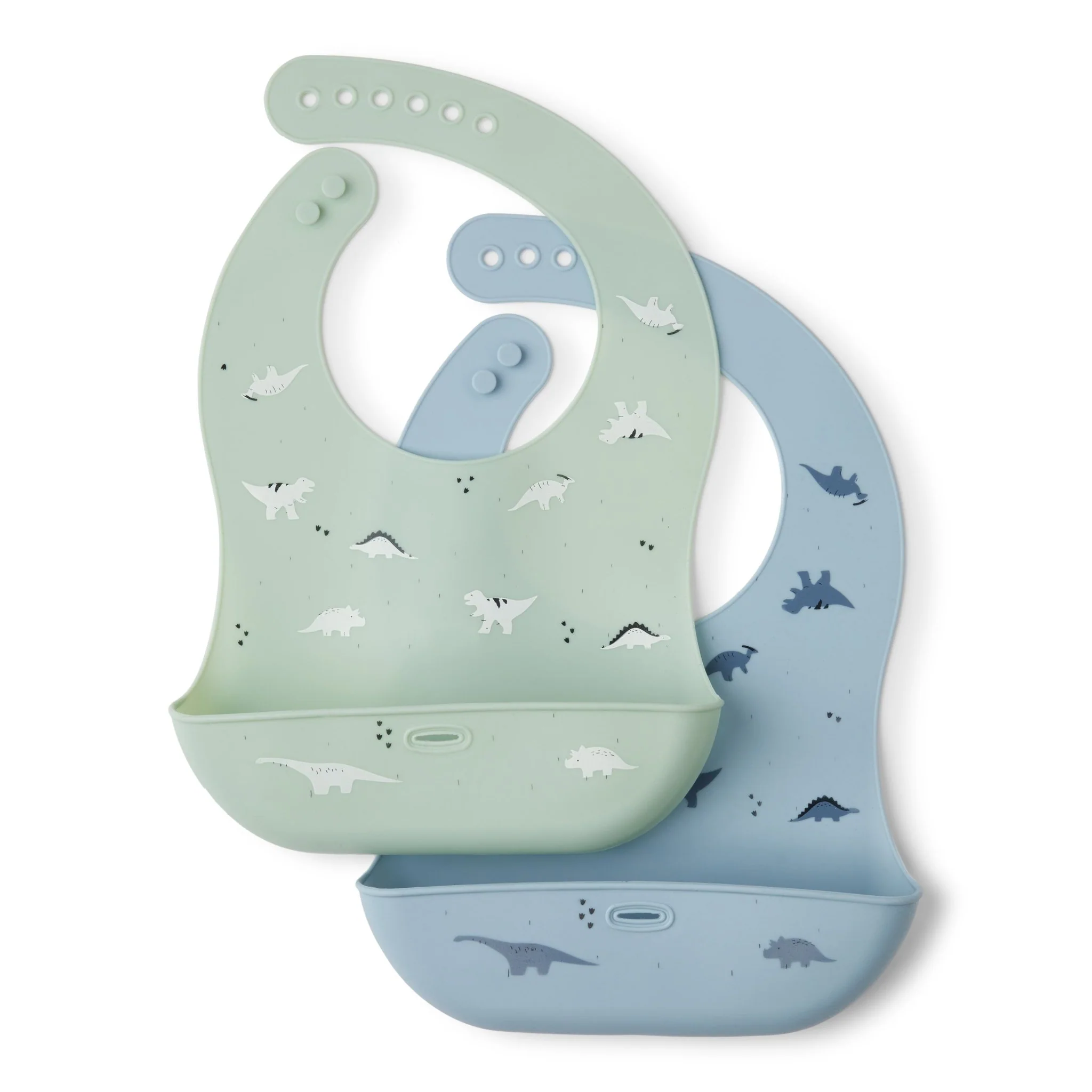 Rise Little Earthling 2-pack Silicone Bib
