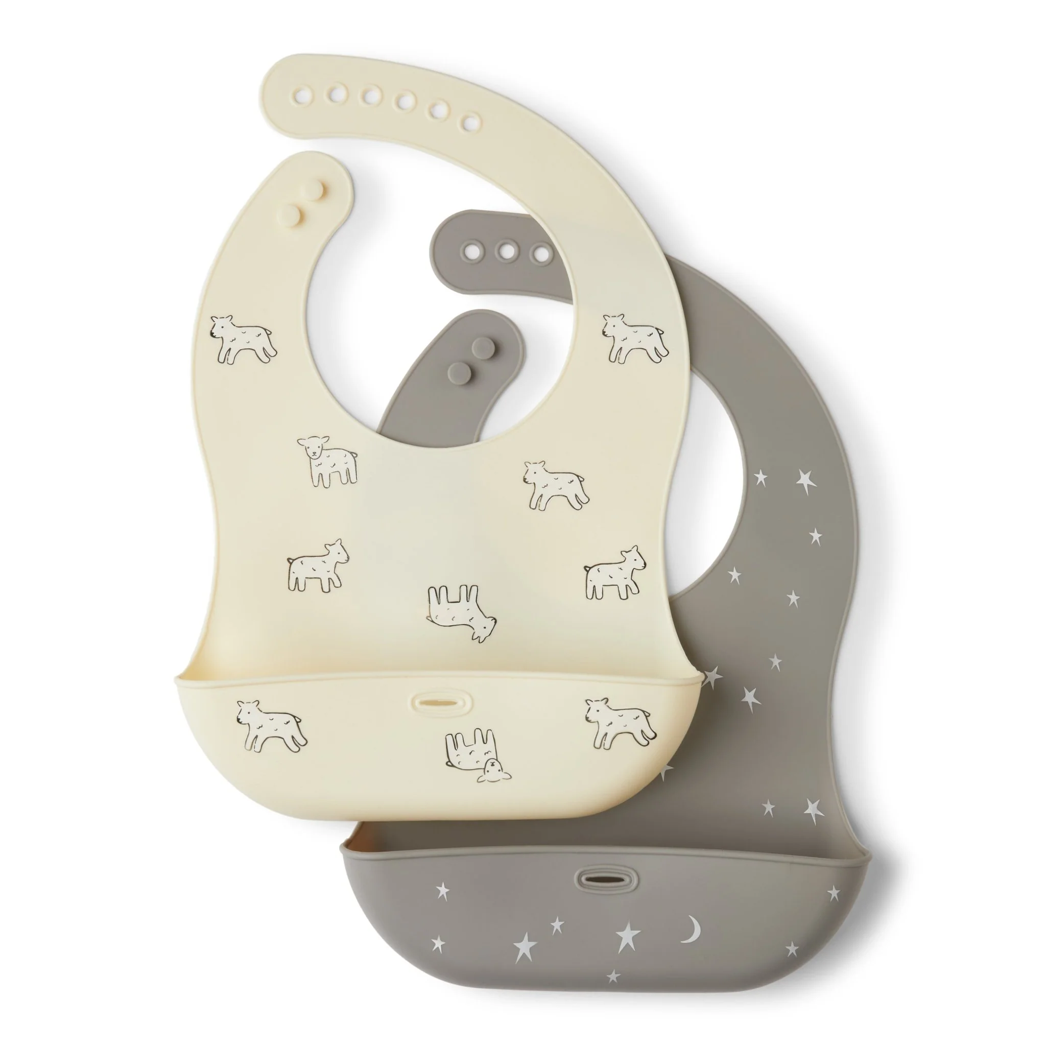 Rise Little Earthling 2-pack Silicone Bib - Image 3