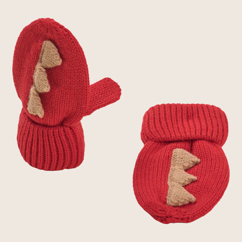 Knit Dino Mitts - Image 3