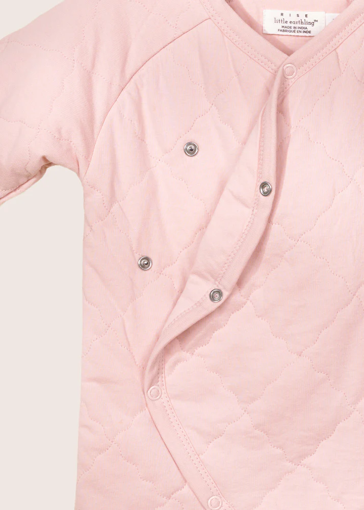 Quilted Wrap Romper - Image 2