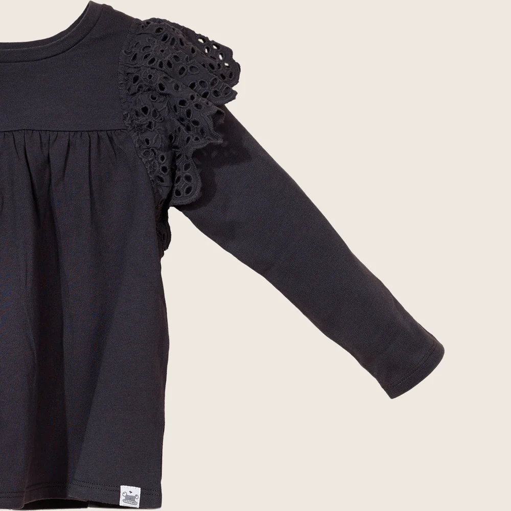 Ruffle Shoulder Tee TGHKT39 - Image 2
