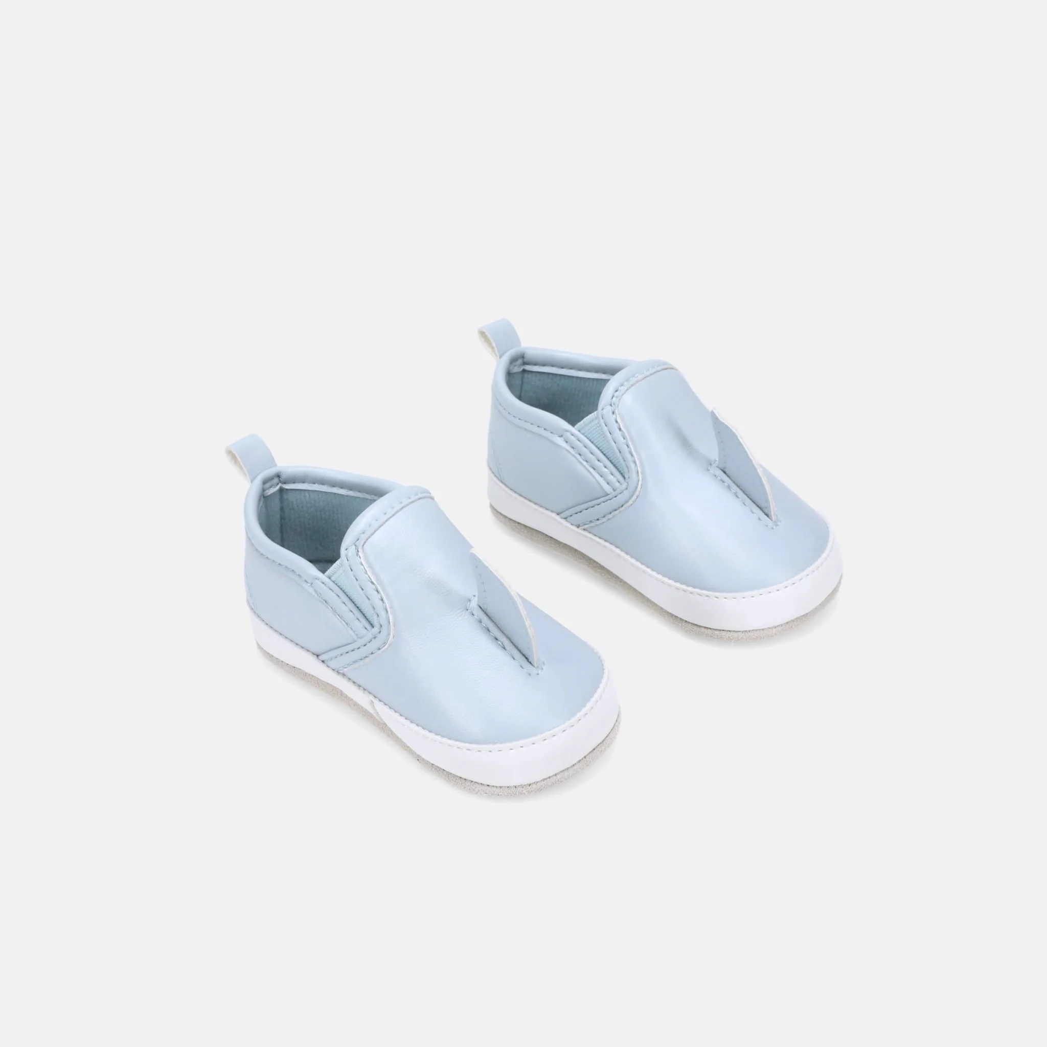 Rise Little Earthling Shark Slide Ons Blue 6-12m - Image 2