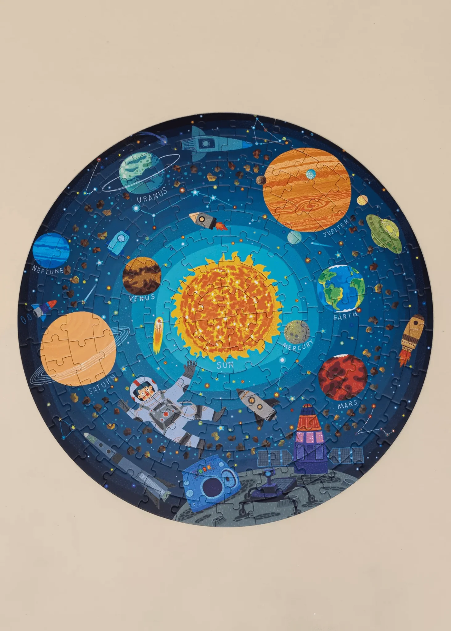 Coco Village Round Puzzle - Galaxy Exploration - 150pcs - Image 2