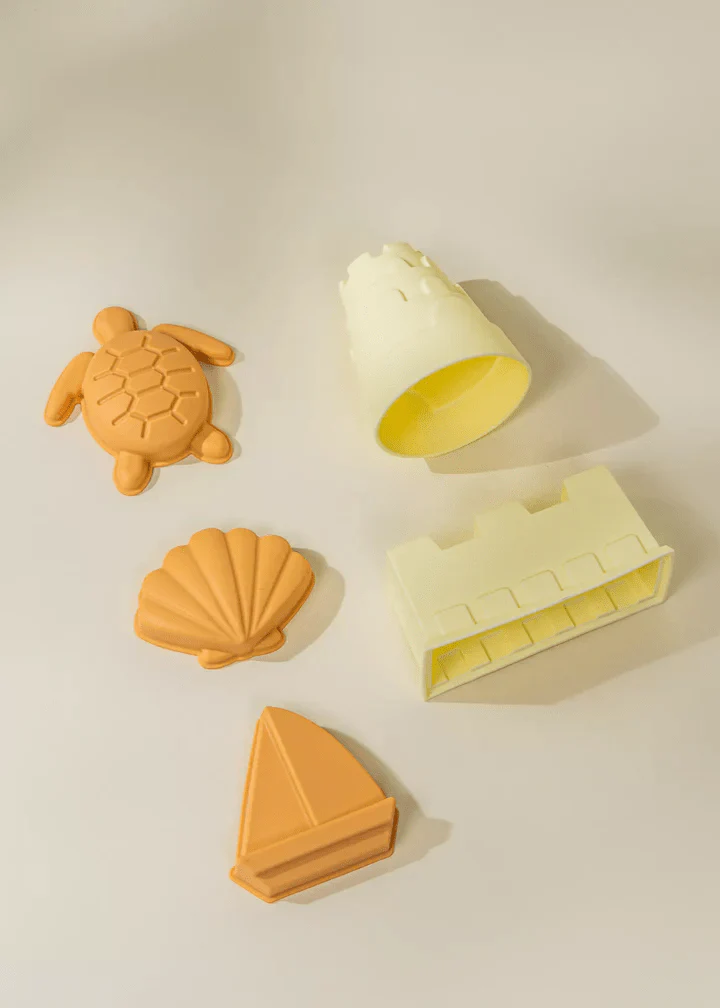 Coco Village Set of 5 Silicone Sand Moulds For The Beach