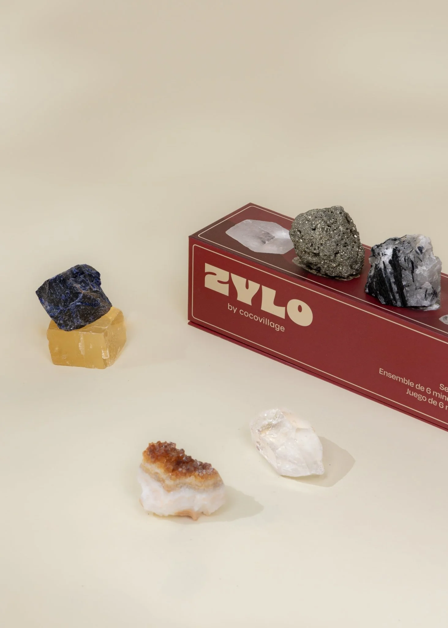 Coco Village Set of 6 collectible Minerals - Crystal Critters - Image 4