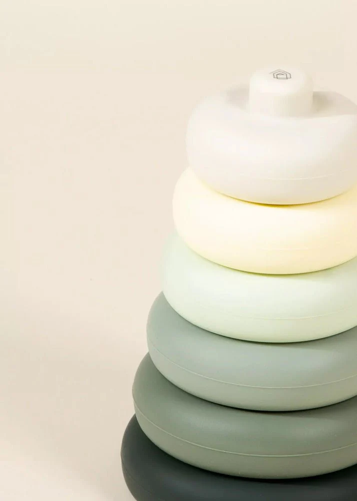 Set of 6 Silicone Stackable Rings - Image 7