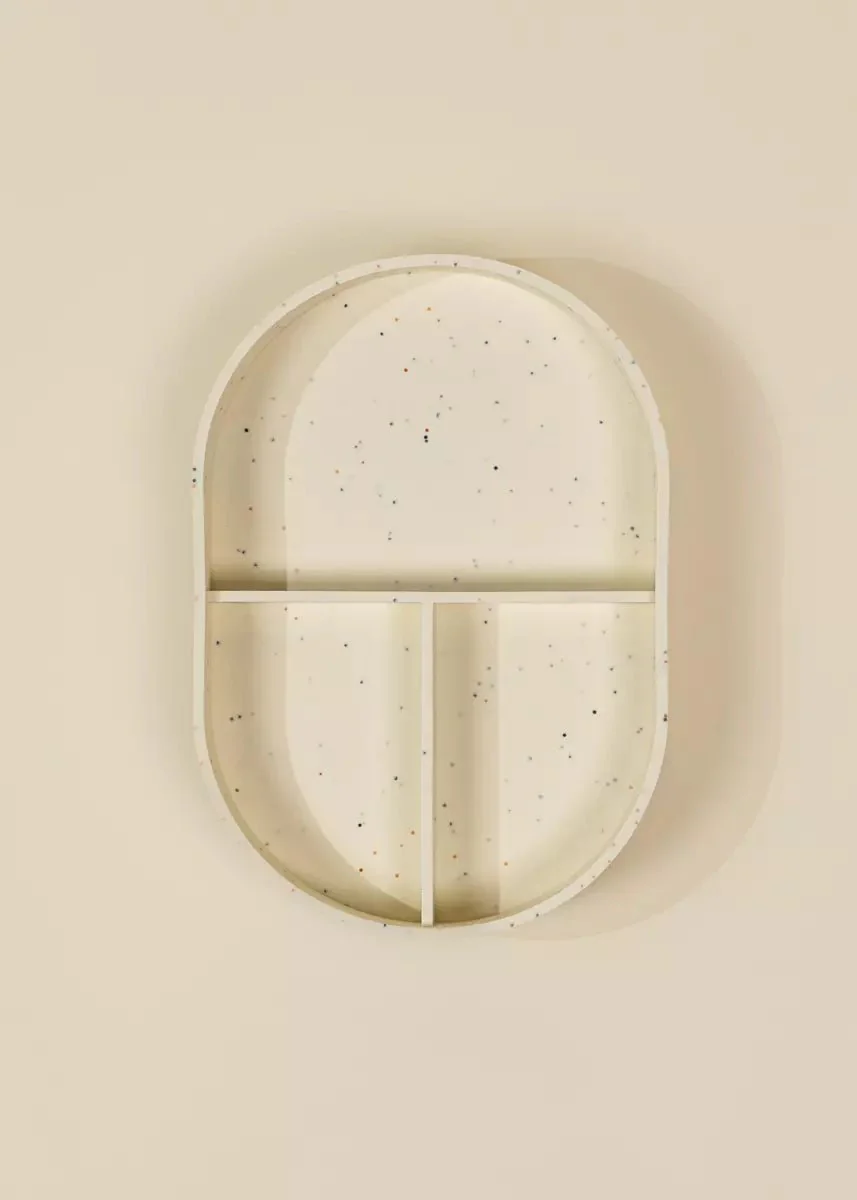 Silicone Toddler Divided Plate – Pottery Collection - Image 2