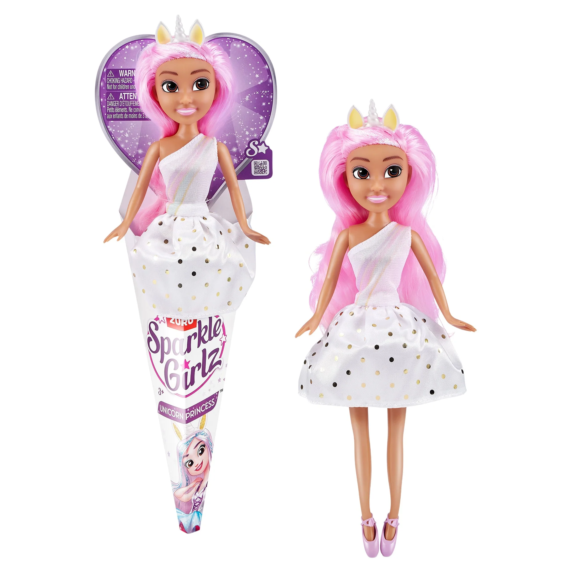 Sparkle Girlz Unicorn Cone Doll