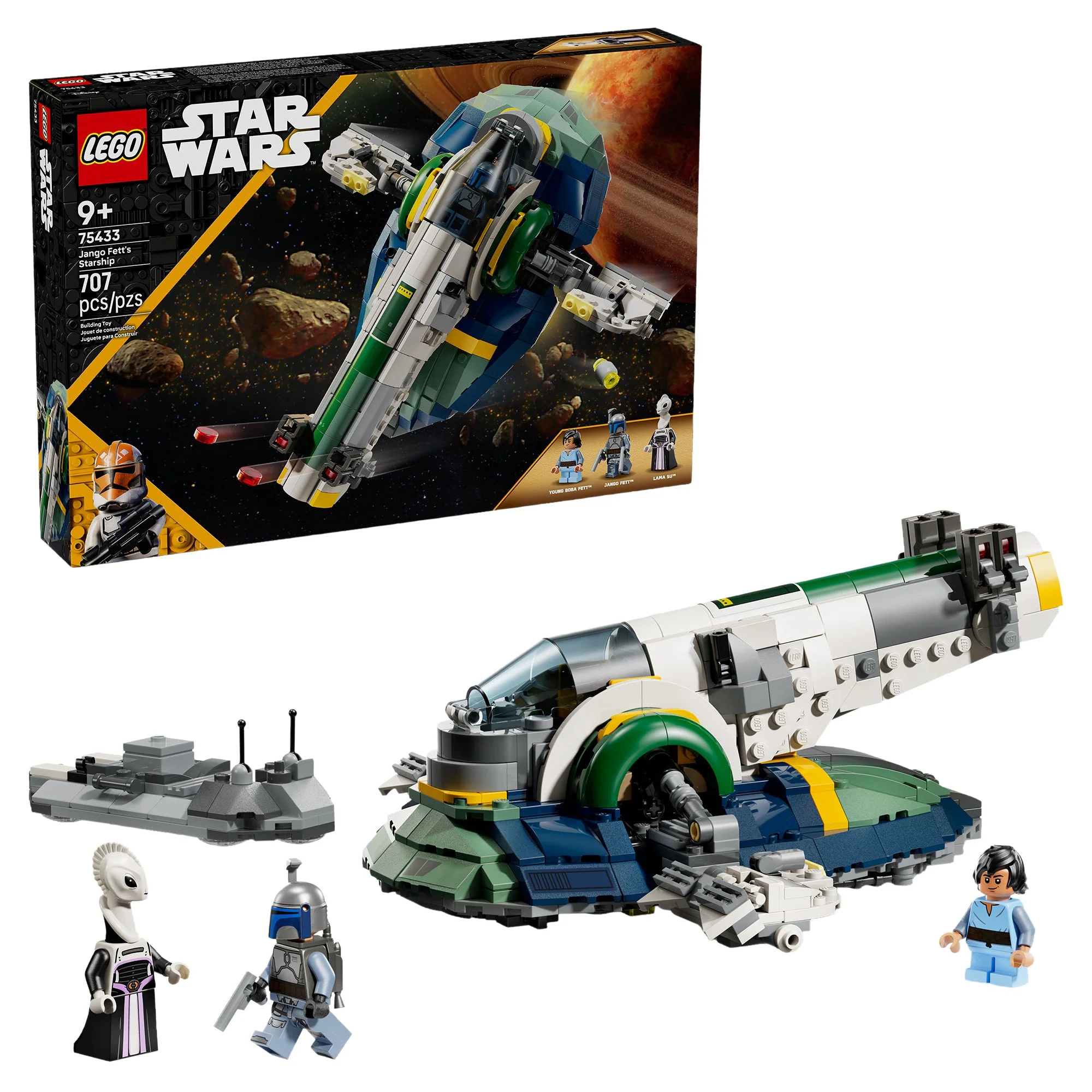 LEGO® Star Wars: Attack of the Clones™ Jango Fett’s Starship Set 75433 - Image 2