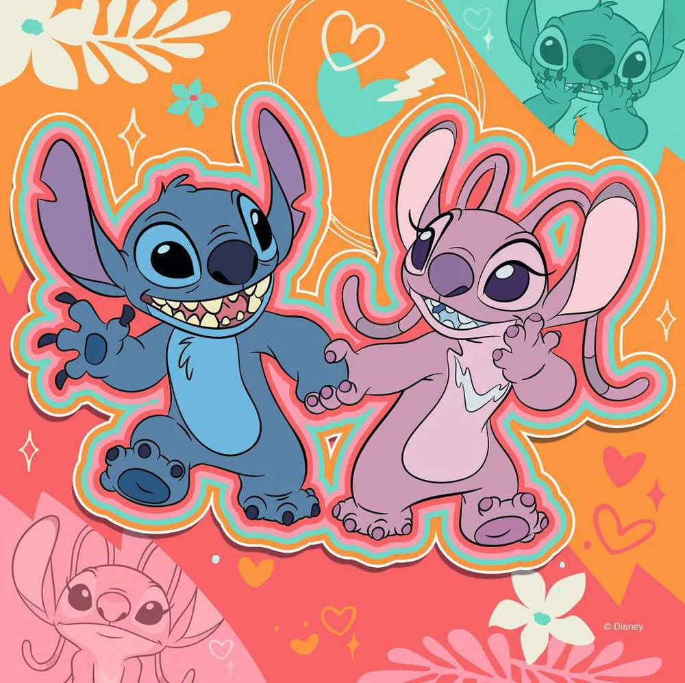 Stitch 3x49 pc Puzzle - Image 5