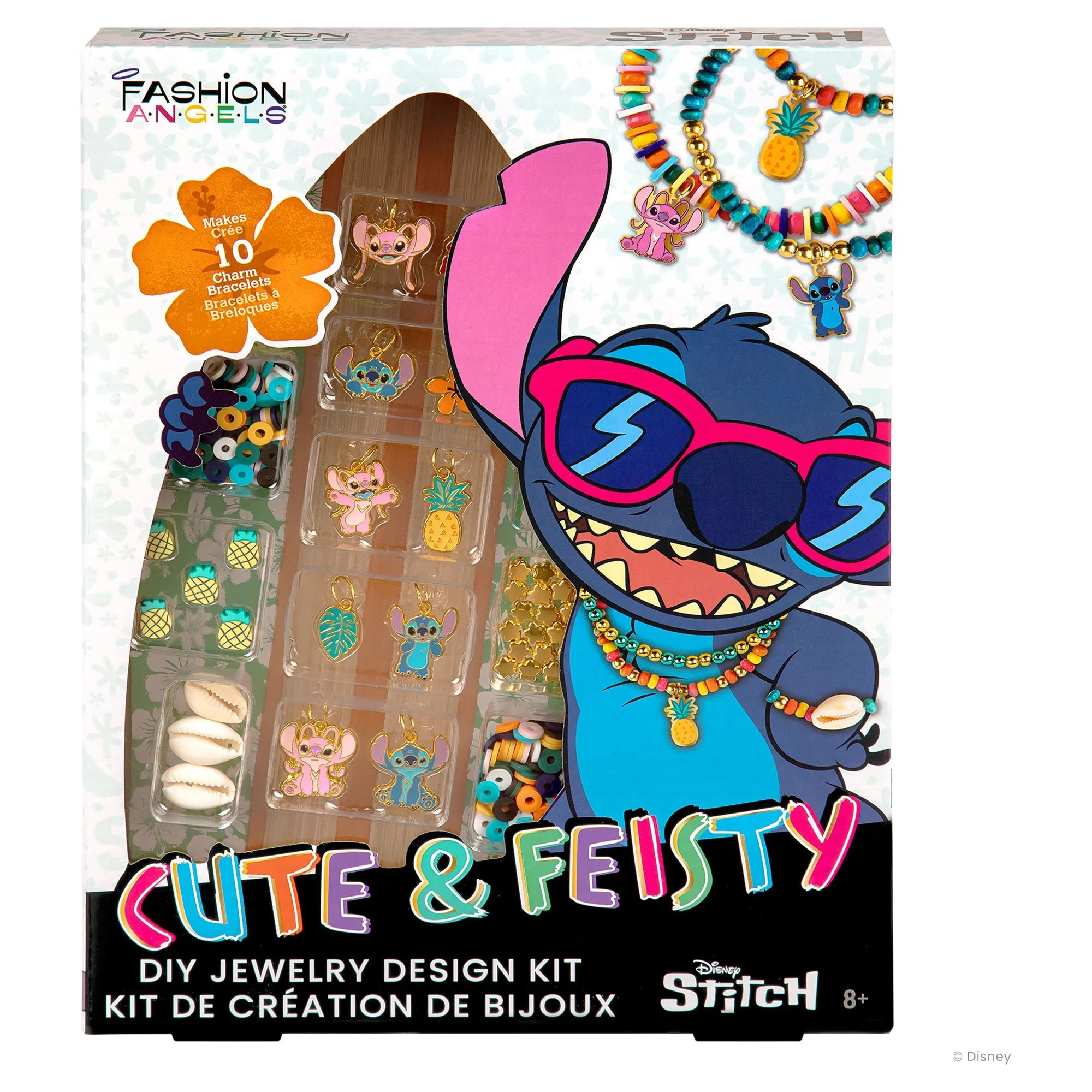Stitch Cute & Feisty Charm Jewlery Kit
