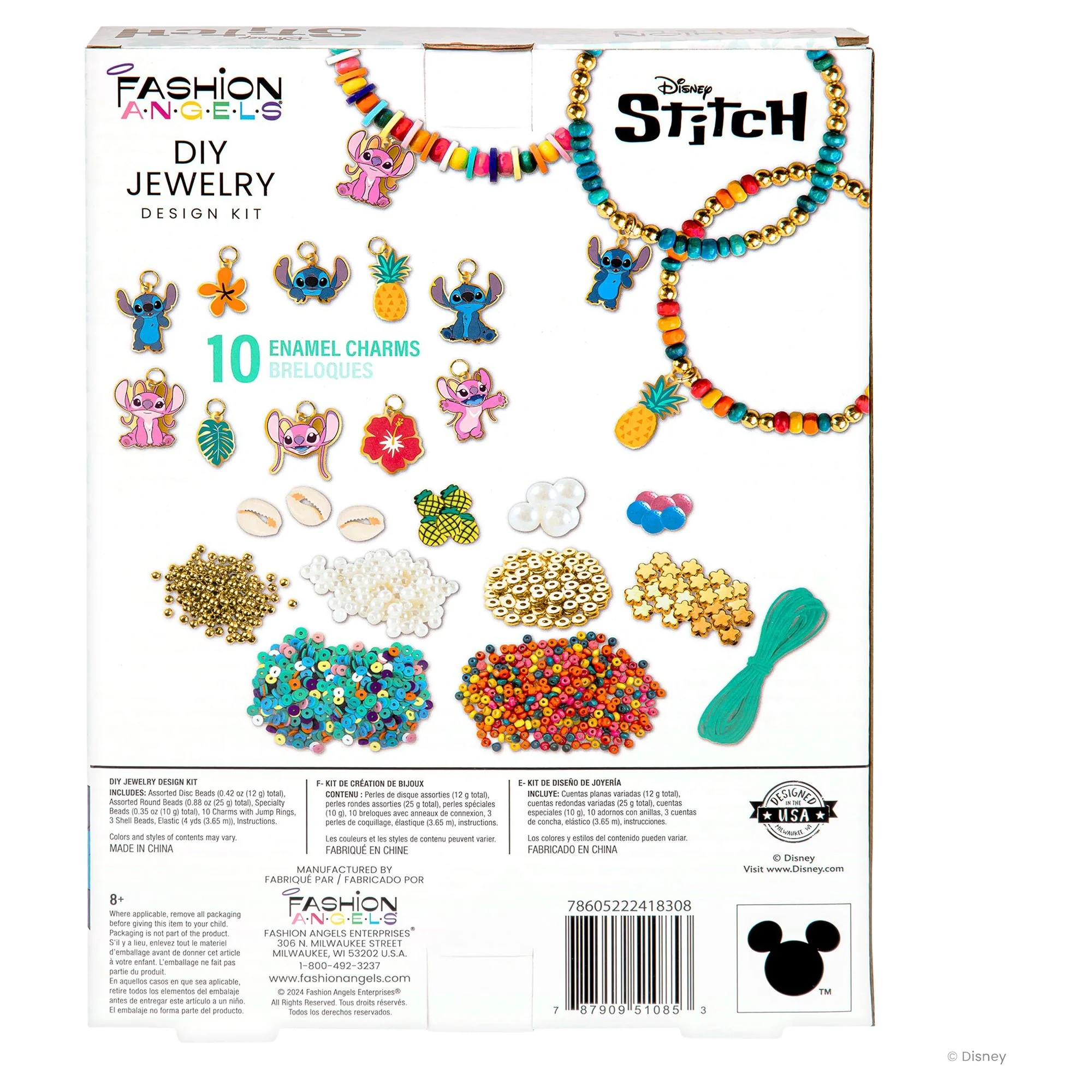 Stitch Cute & Feisty Charm Jewlery Kit - Image 2
