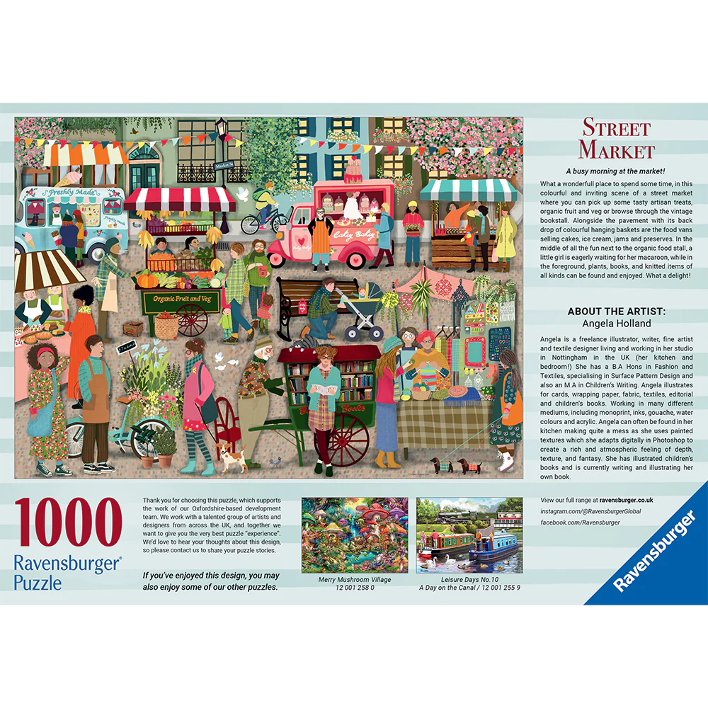 Street Market 1000 Pc Puzzle - Image 6