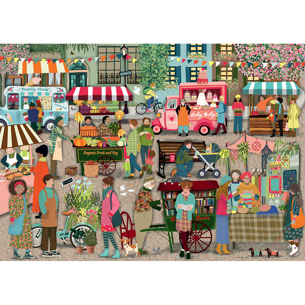 Street Market 1000 Pc Puzzle - Image 7