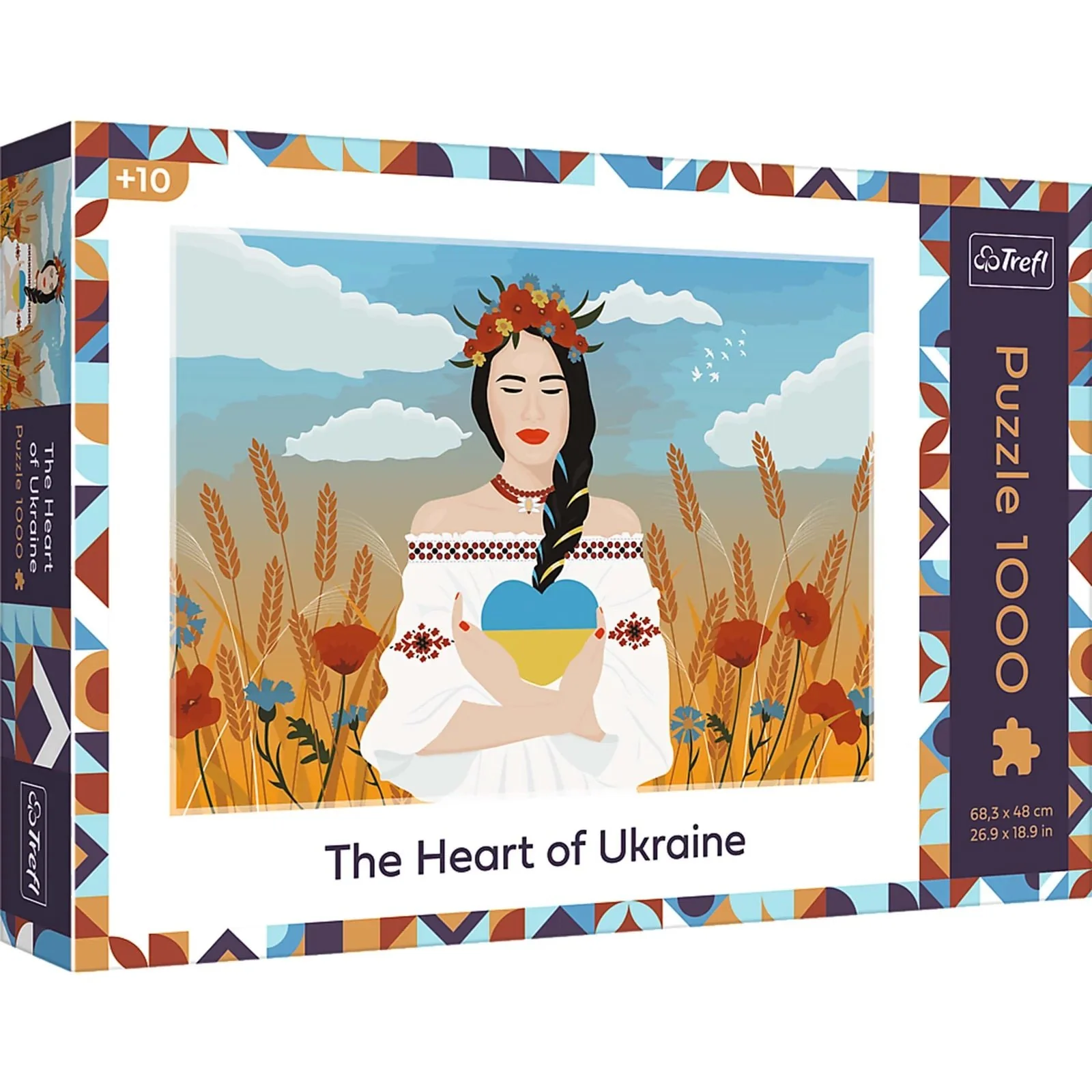 Trefl Red The heart of Ukraine 1000 Piece Puzzle