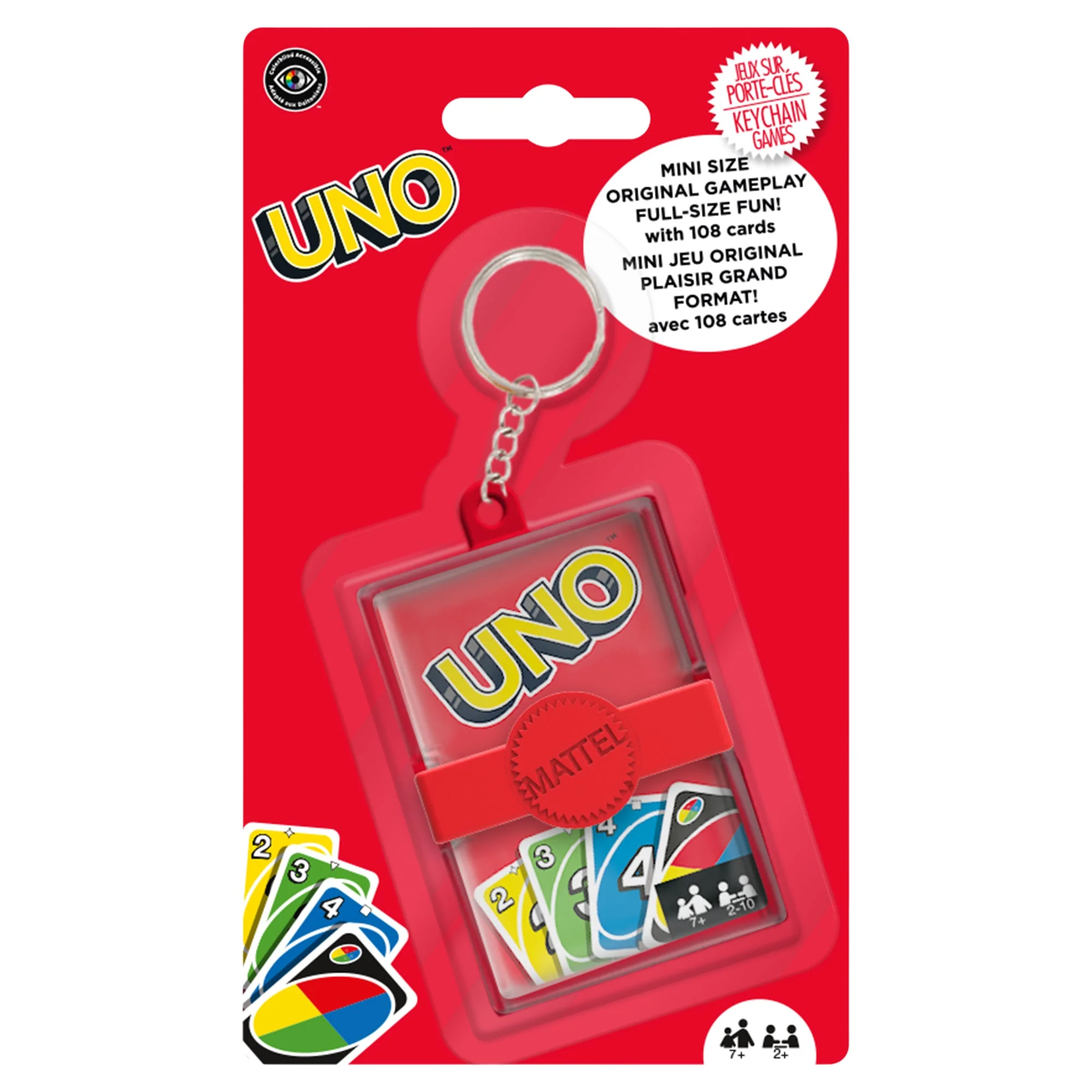 UNO Keychain Game