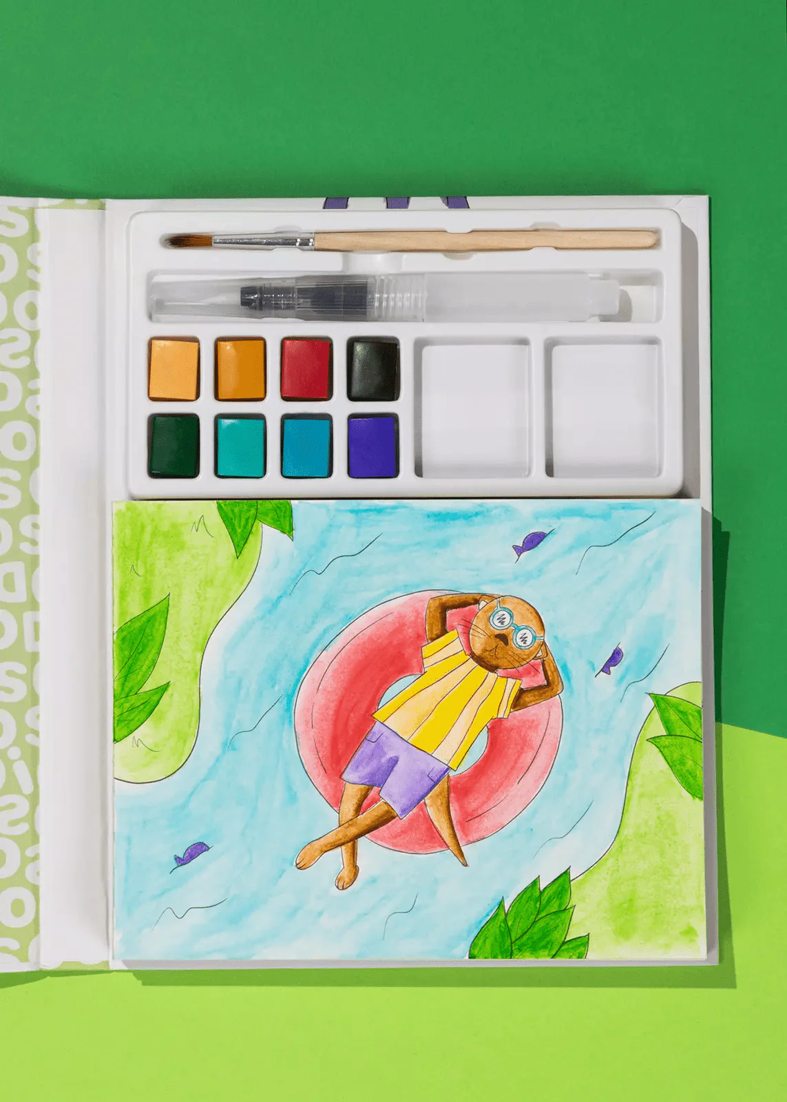 Coco Studio Watercolor Forest Painting Book - 30 pages