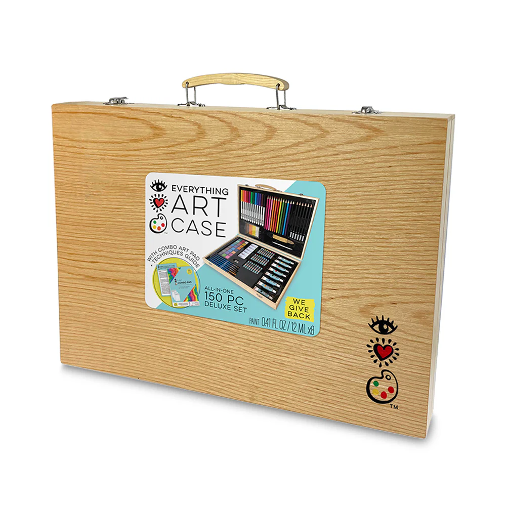 iHeartArt Deluxe Wooden Everything Art Case - Image 2