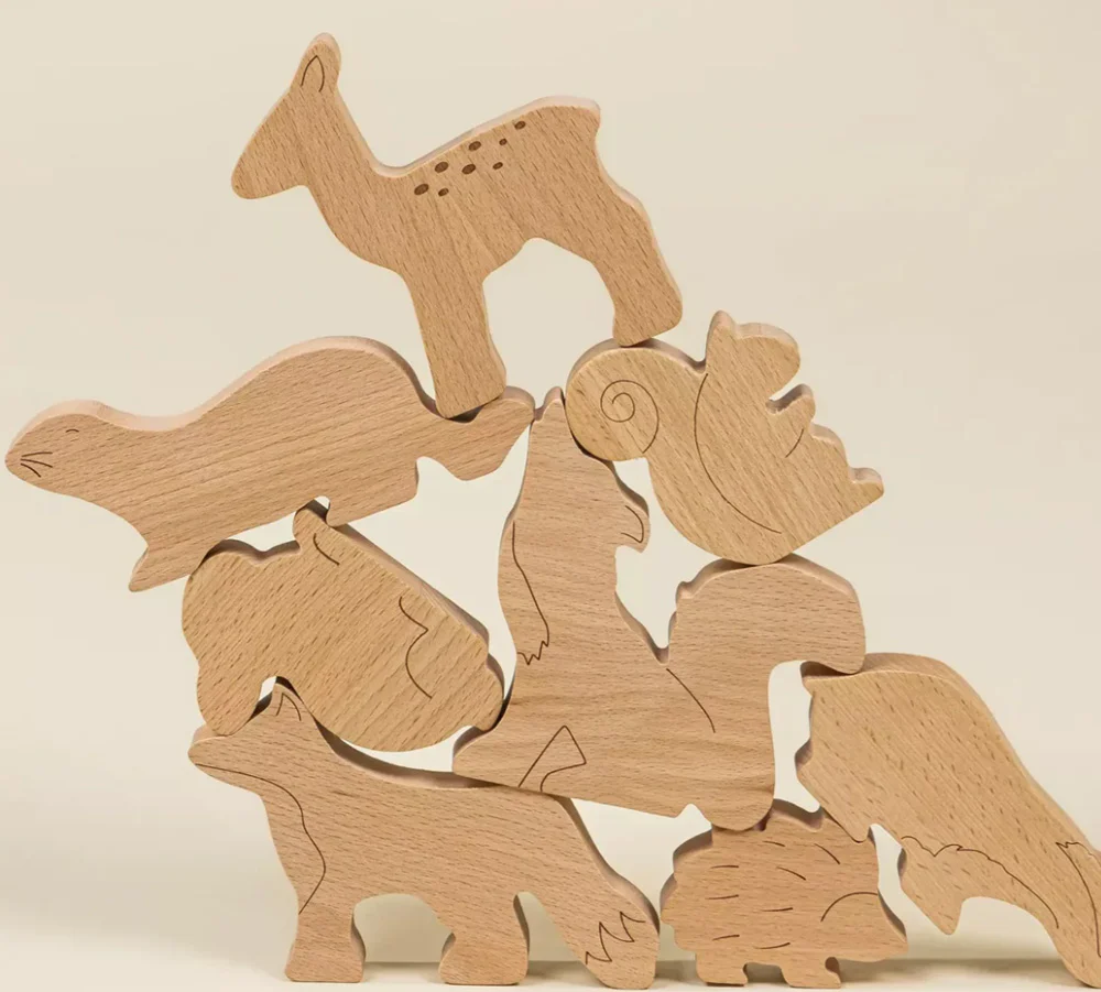 Coco Village Wooden Balance Puzzle -Forest (8 pcs) - Image 2