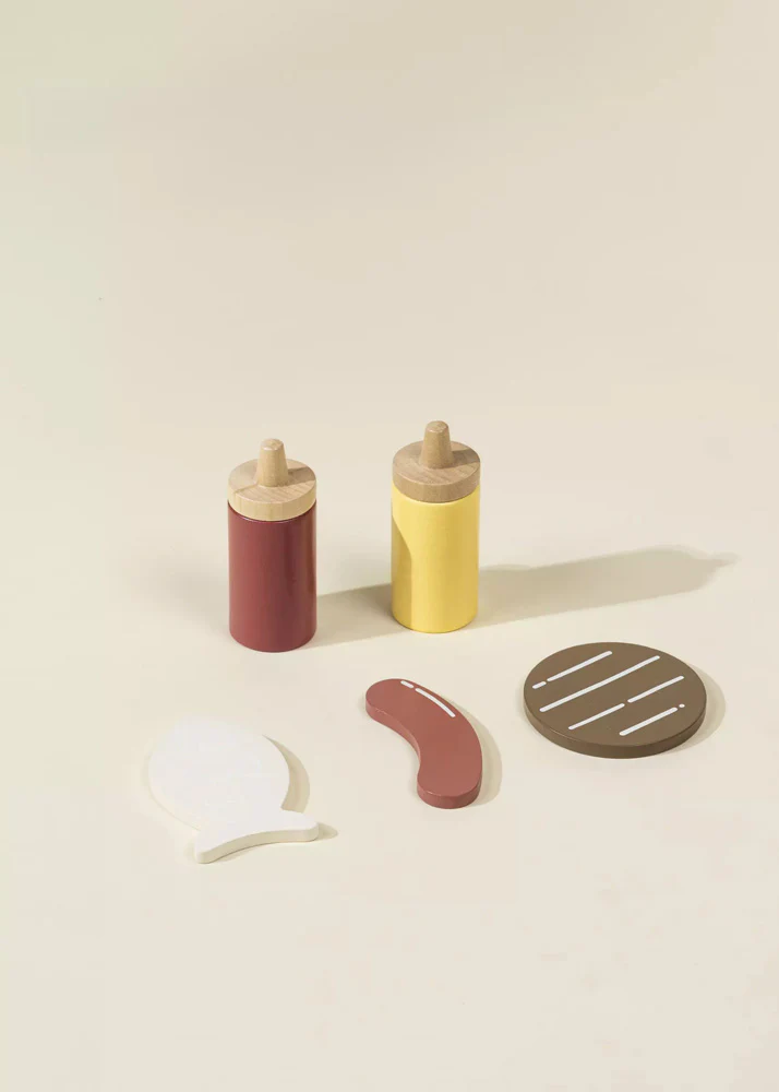 Coco Village Wooden Barbecue Playset and Accessories - Image 8