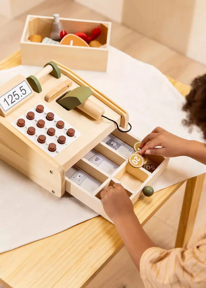 Coco Village Wooden Cash Register - Image 9