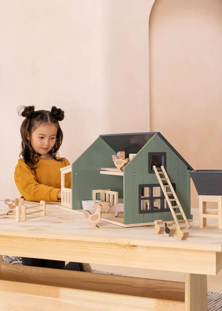 Wooden Farm & Accessories Set - Image 2