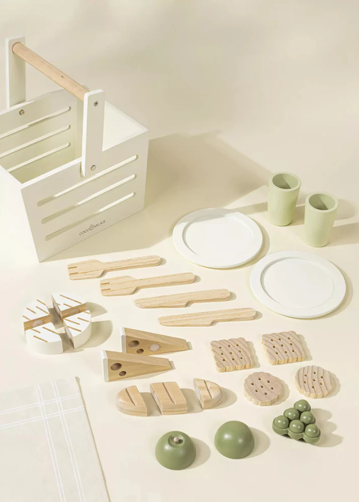 Coco Village Wooden Picnic Playset and Accessories - Image 8