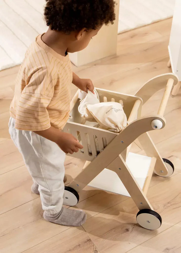 Coco Village Wooden Shopping Cart - Image 10