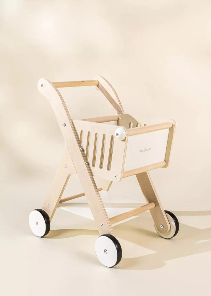Coco Village Wooden Shopping Cart - Image 3