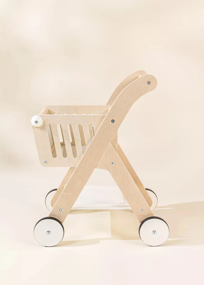 Coco Village Wooden Shopping Cart - Image 8