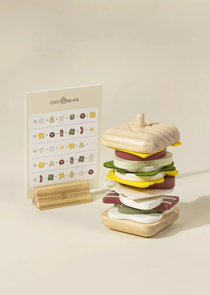 Coco Village Wooden Stackable Sandwich - Image 5