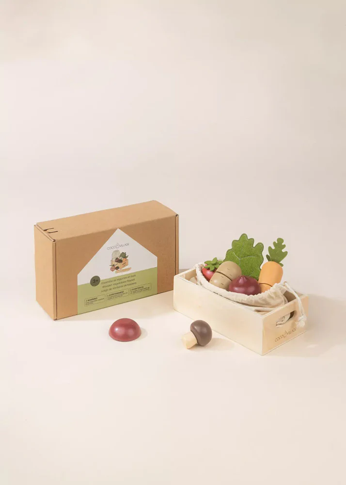 Coco Village Wooden Vegetables playset - Image 11