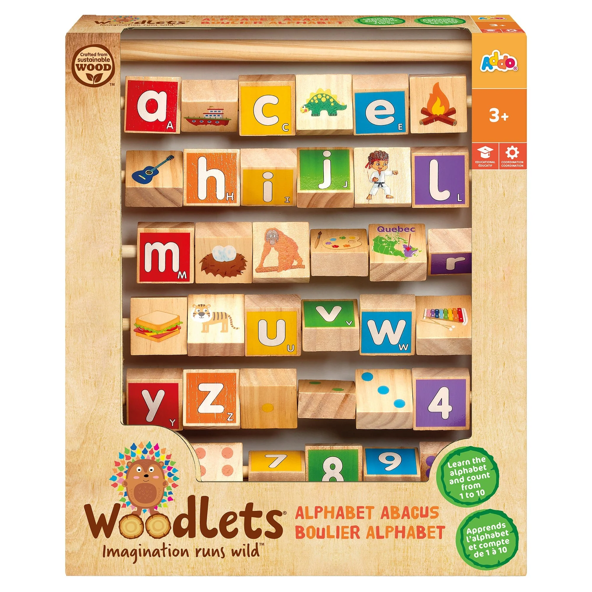 Woodlets Alphabet Abacus