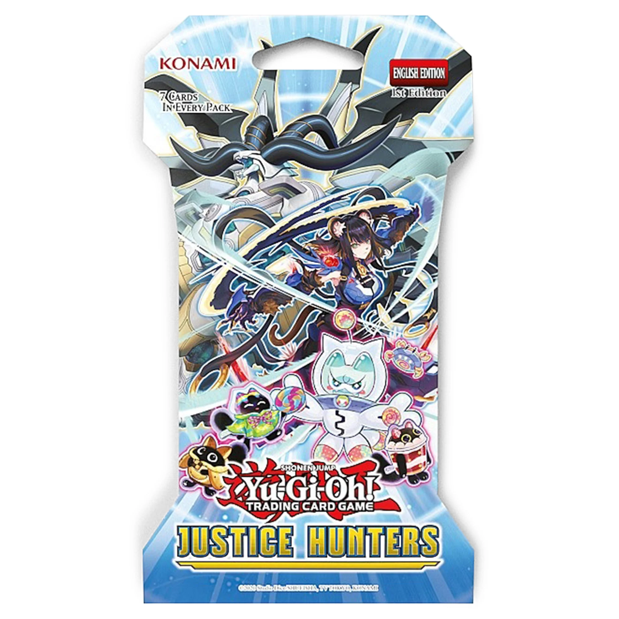 Yugioh Justice Hunters Sleeved Booster - Image 2